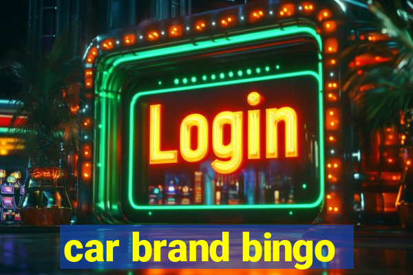 car brand bingo